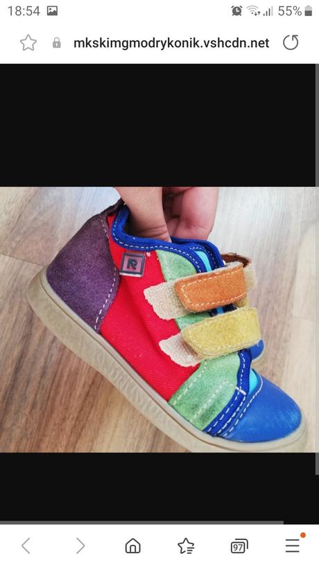 Prechodné topánky rak, rak,22