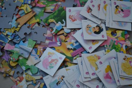 Puzzle princezné - 3puzzle, 1pexeso, 