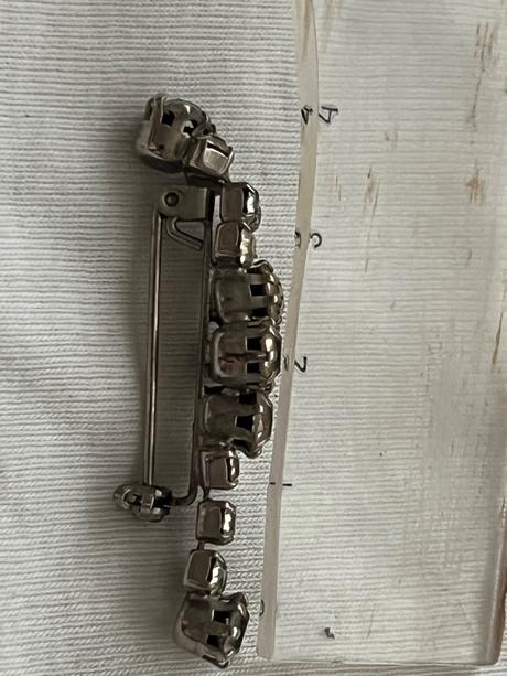 Starozitna strasova brosna efektna sperk, 