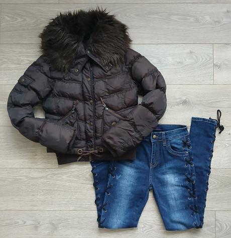 Hneda bunda s kozusinkou, tally weijl,m