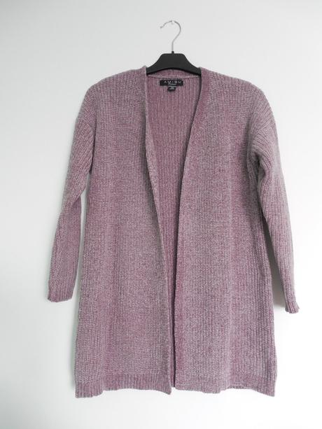 Fialový sveter, amisu,xs