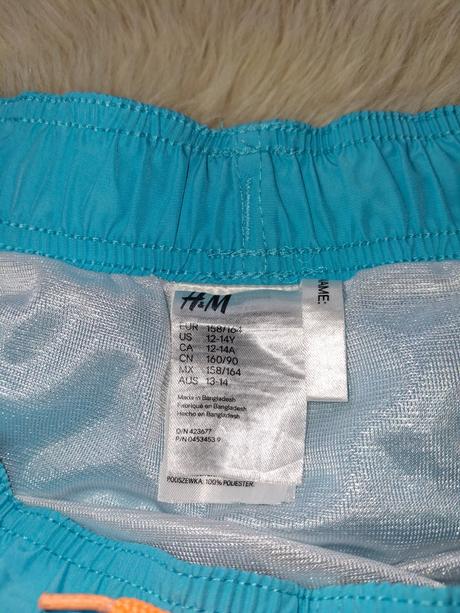 Značkové plavky pre chlapca h&m 158/164 top stav,, h&m,158