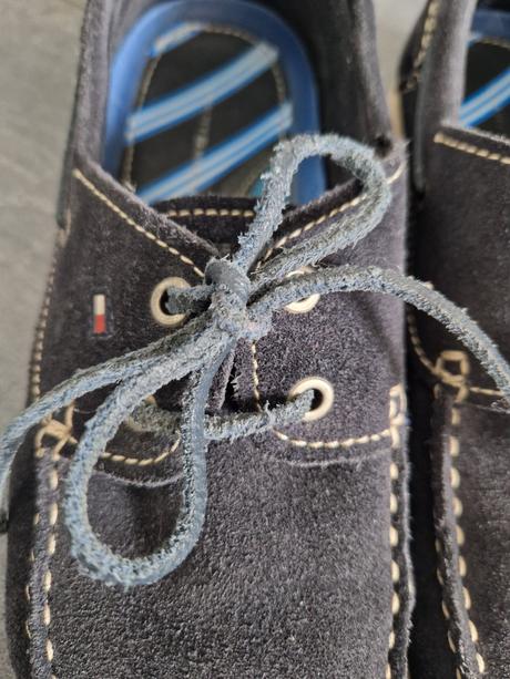 Mokasíny zbrúsenej kože th, tommy hilfiger,42