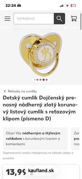 Kde zoženiem zlatý cumlík?