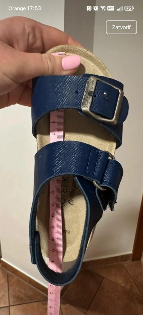 Sandálky protetika 29, protetika,29