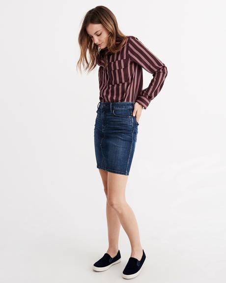 Burgundy kosielka abercrombie&fitch vel. xs/s, abercrombie&fitch,s / xs