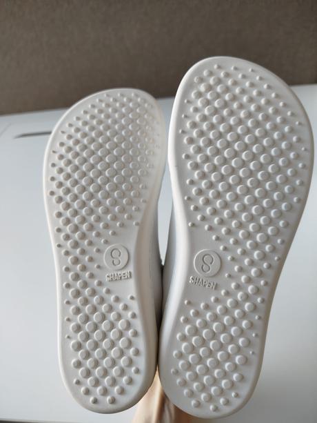 Shapen barefoot tenisky feelin chic white leather, 38