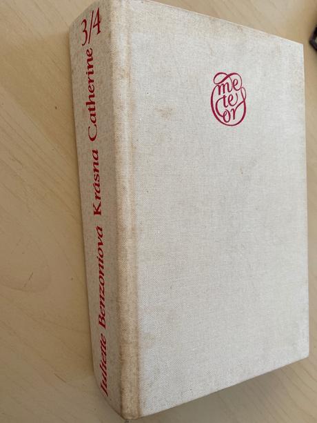 Krásna retro stará kniha krásna catherine 3,4 diel,
