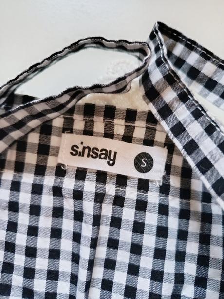 Oversize crop blúzka, sinsay,s