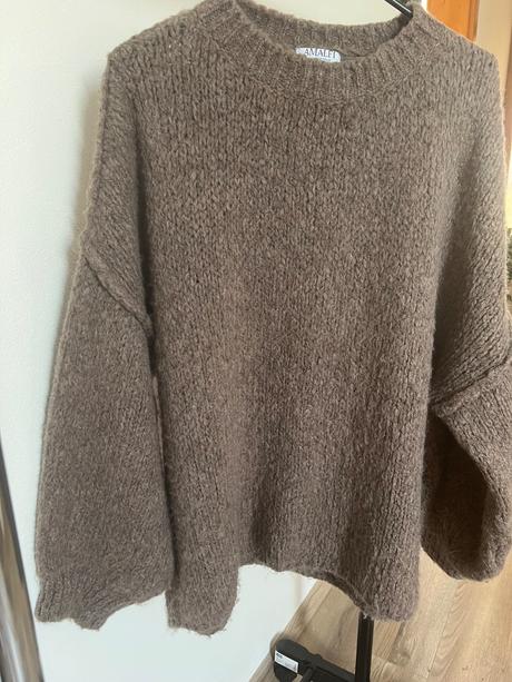 Ballistore dokonalý hnedý oversize sveter, 