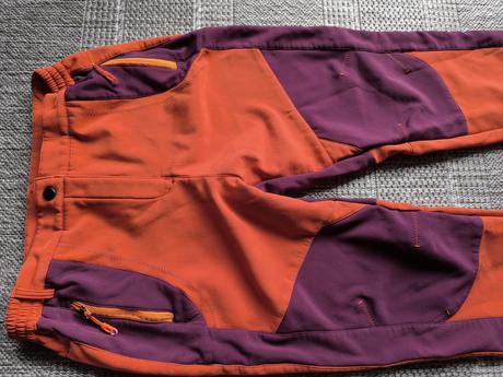 Zateplené softshellové nohavice windstopper, l