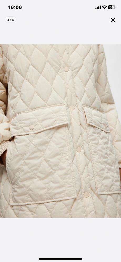 Prešívaná parka prechodná bunda nova, 34