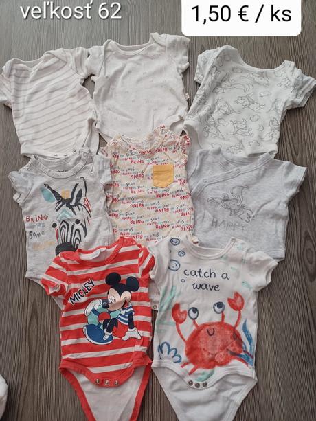 Body krátky rukáv, 62