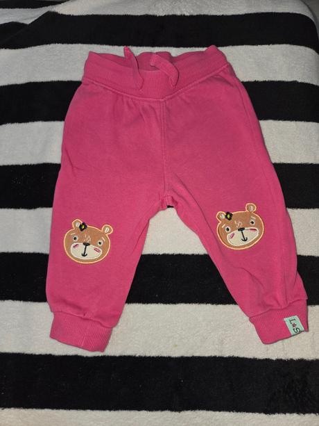 Baby teplačiky 6/9 mesiace, fox & bunny,74