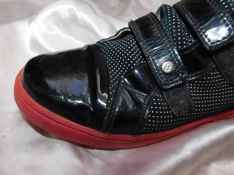 Trendy dámske kožené tenisky, 38