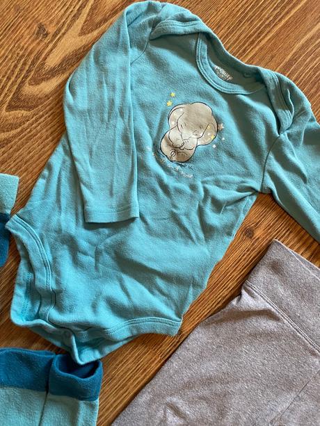 Set dumbo (body+legínky+ čiapka+ ponožky), disney,86