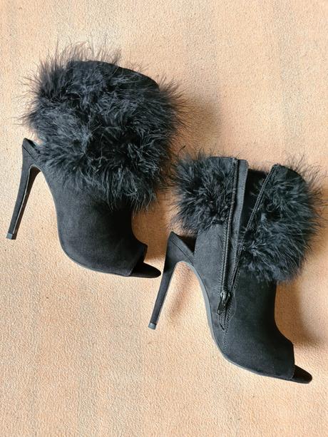 Kotnikove cizmicky s kozusinkou, 39