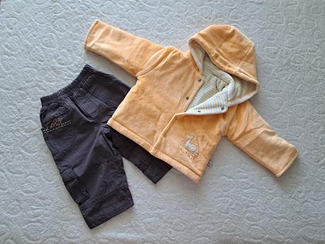 Kabátik + nohavice 68/74, 74