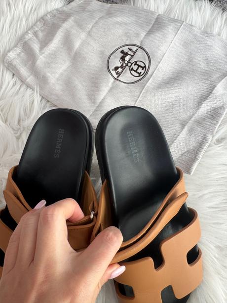 Hermes chypre šľapky, 38