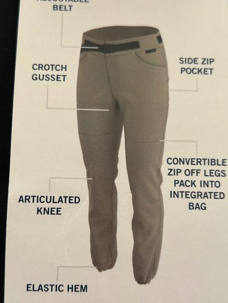 Outdoorové čierne nohavice zn.wrangler atg 2v1, wrangler,l