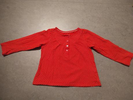 Darujem k nákupu - tričko polka dots 110/116, lupilu,110