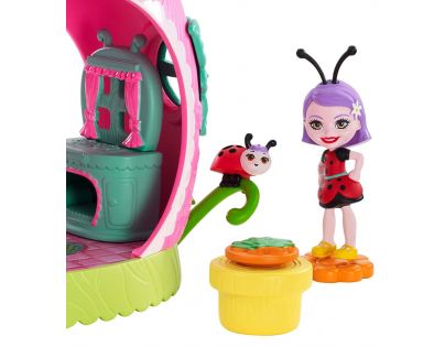 Enchantimals lienka s domčekom teeny kitchen, 