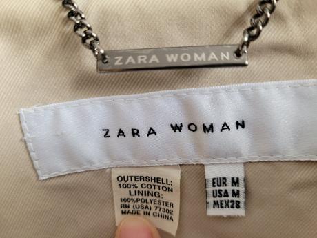 Krátky trenckot, zara,m