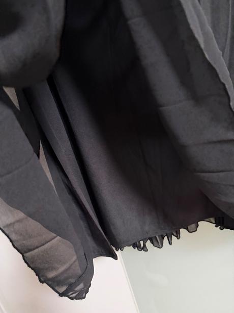 Čierna plisovaná sukňa asos, 40