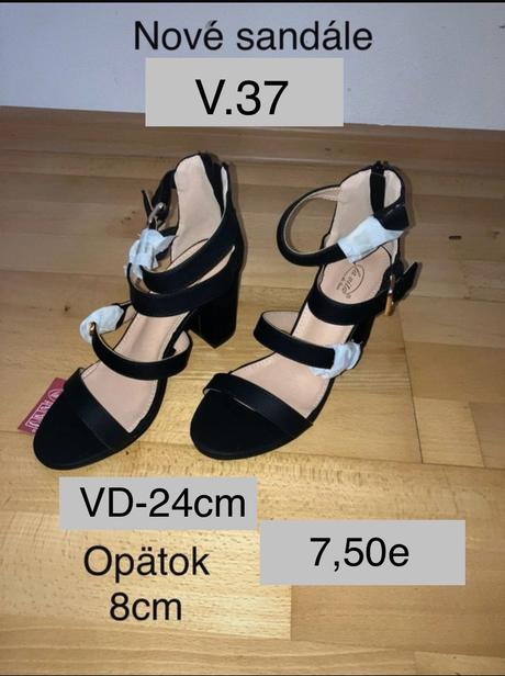 Nové sandále, 37