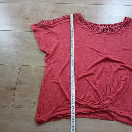 Tehlovočervené tričko f&f, f&f,46