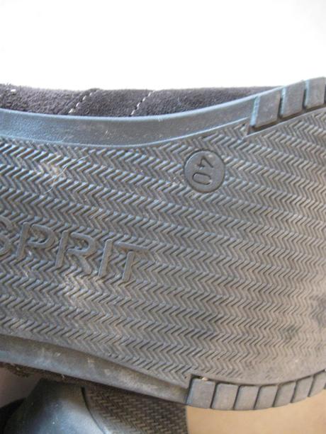 Tmavohnedé čižmičky vhodné na jeseň/jar, esprit,40