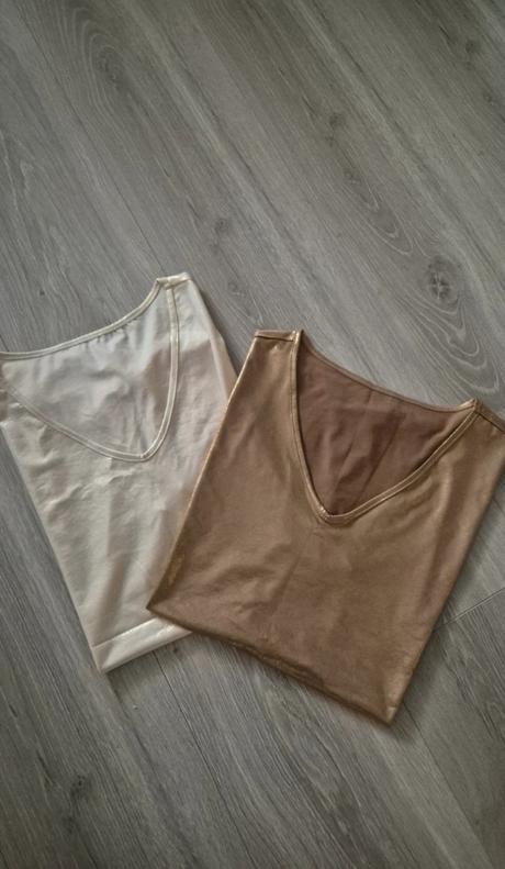 Pekné elegantné lesklé tričká, m