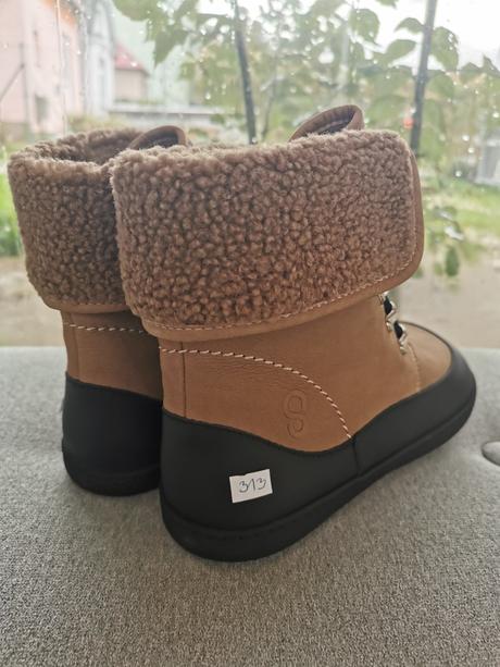 Shapen barefoot čižmy lynx taupe, 38