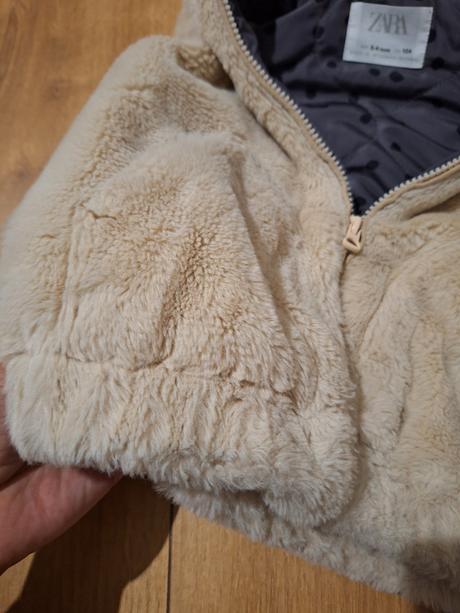 Vesta s falošnou kožušinou zara, zara,104