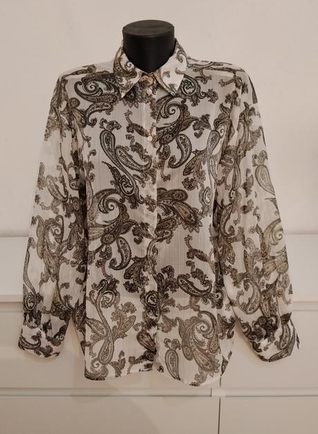 Zara vzorovaná košeľa paisley, zara,xs
