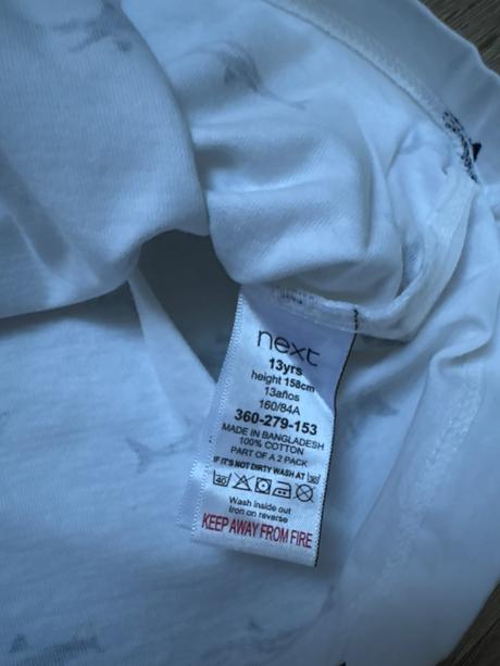 3pack tričká so žralokmi, next,158