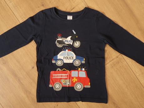 Chlapčenské tričko lindex 122 (6-7r.) s autami, lindex,122