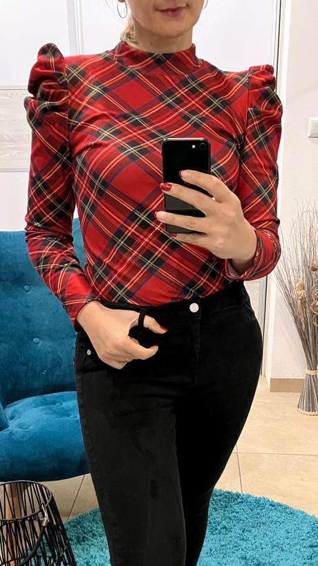 Dámske tričko s volánovým rukávom (uni), m / s