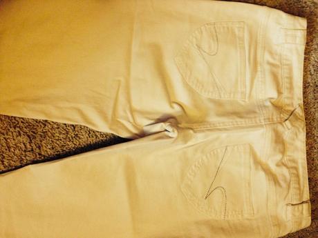 Biele trištvťové nohavice, cherokee,s