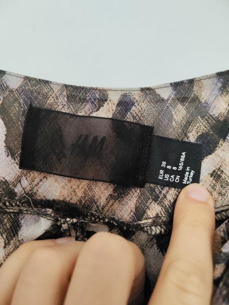 Leopardie šaty h&m, h&m,m