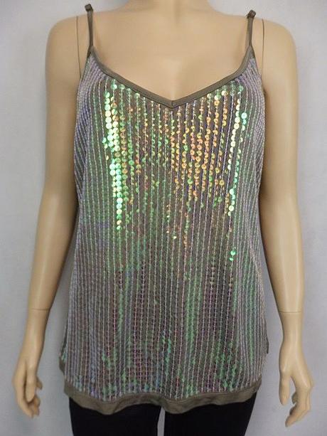 Luxusný flitrovaný top, 44