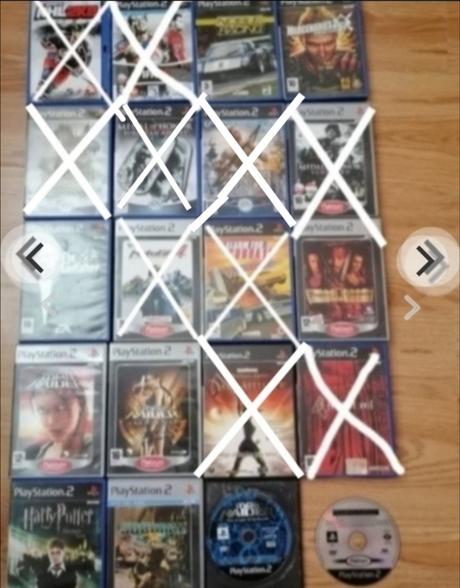 Hry na ps2 s manuálom, 