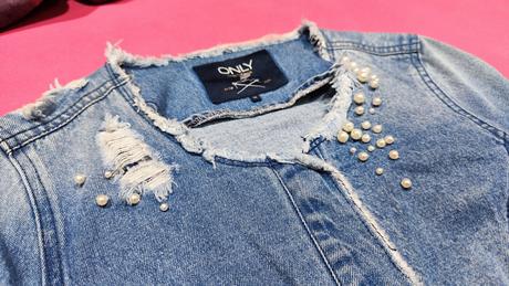 Riflová bundička only, only,36