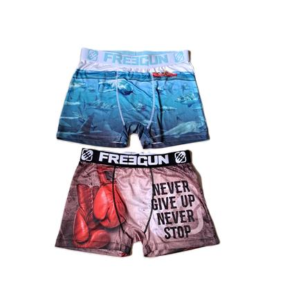 2x pánske boxerky zn. freegun, veľ. m, m