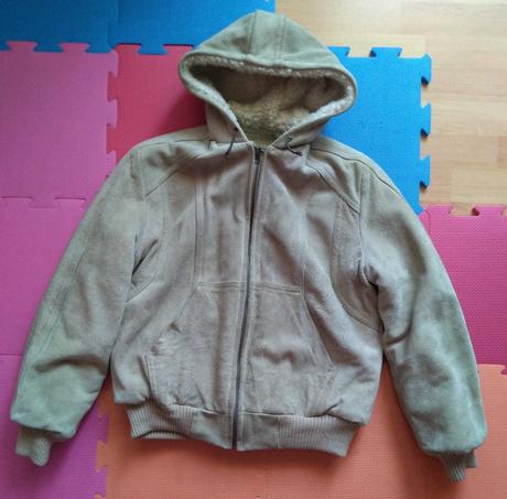 Práva koža bunda jelenina z barancinou., 