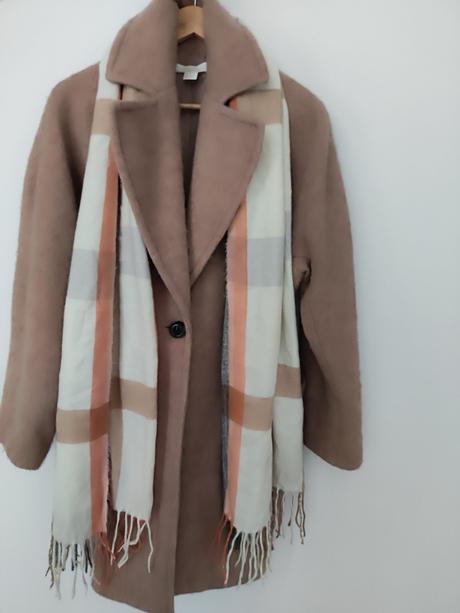 Krásny oversize kabát, h&m,s