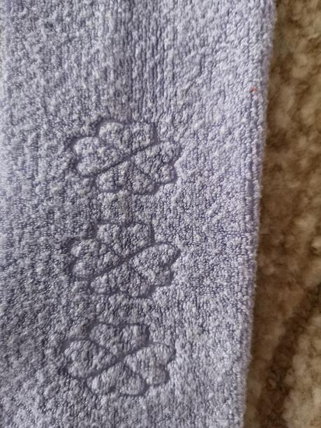 Bledofialové froté pančušky, 104