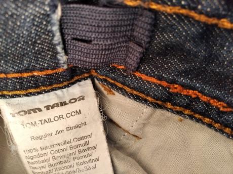 Rifľové kraťasy regular jim straight, tom tailor,m