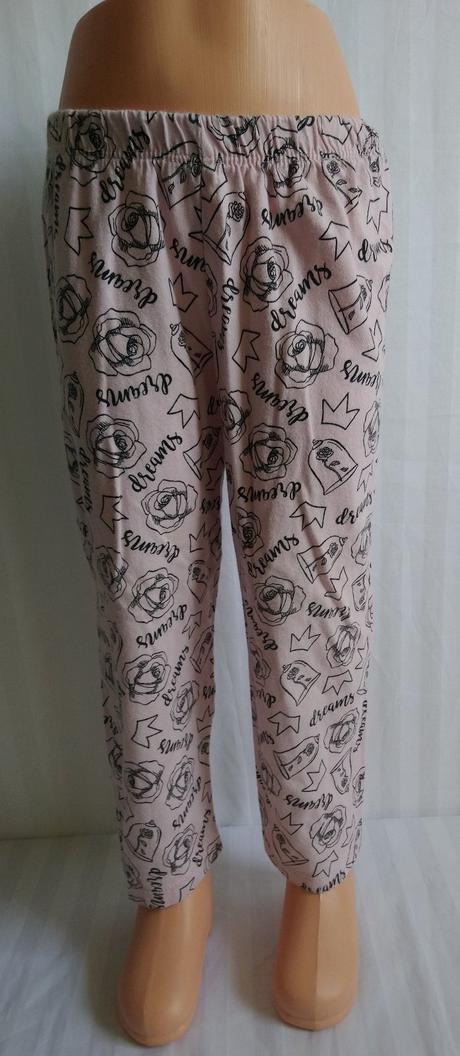 Dievčenské ružové pyžamové nohavice, motív, disney, disney,98