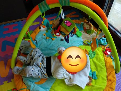 Detská podložka s hrázdičkou, 